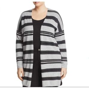 Vince Camuto Sweater, Black/Gray, Women's 3X